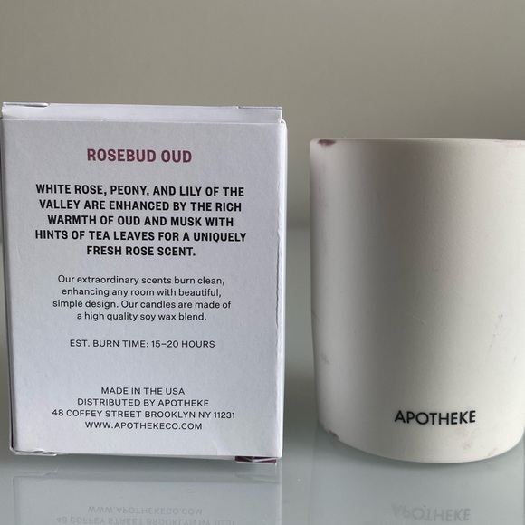 APOTHEKE Luxury Scented Votive Candle, Rosebud Oud - Picture 4 of 5